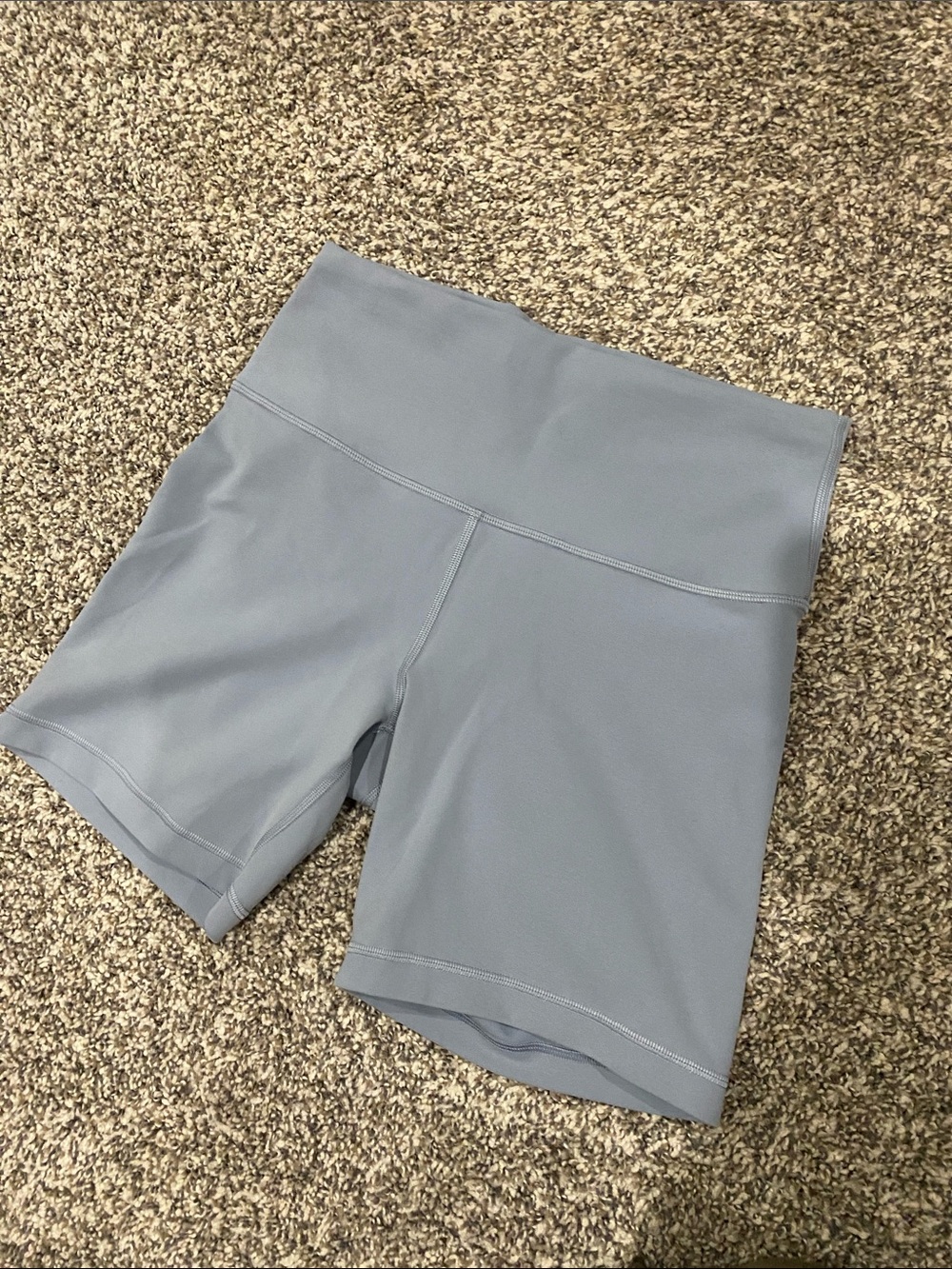 lululemon athletica High-Rise Dusty Blue Bike Shorts